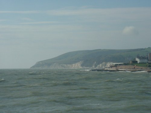 Breachy Head, view from Eastborne Pier