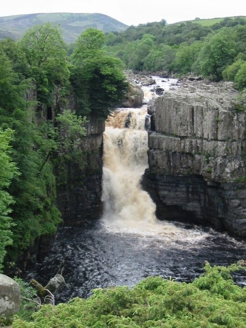 Photograph of High Force waterfall, Teesdale