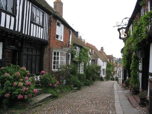 One of many pretty streets in Rye, East Sussex