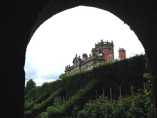Biddulph Grange Garden - View of the Dahlia Walk