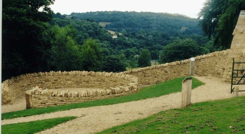 Halifax, Shibden Park dry stone wall