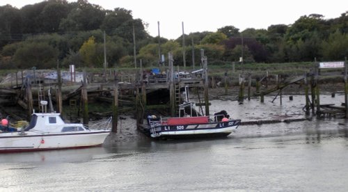 Fishing boats on the river Arun at Littlehampton 01/10/05