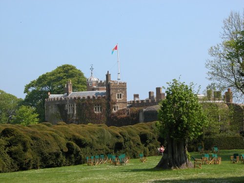 Walmer castle, a picture taken from within the garden