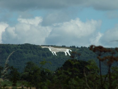The White Horse at Kilburn. North Yorkshire.