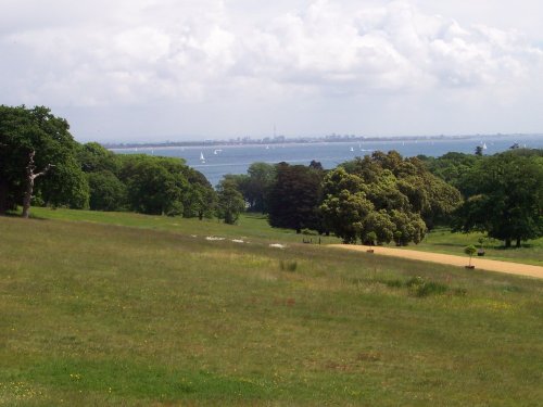 view from Osborne House. Isle of Wight
