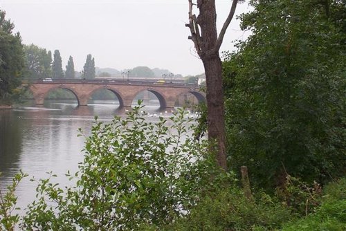 Severn Bridge, Worcester, from South Quay