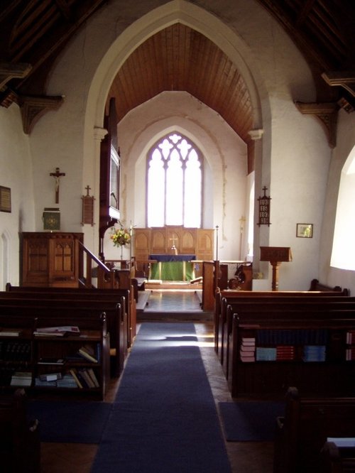 Inside All Saints Church, Wrabness,Essex