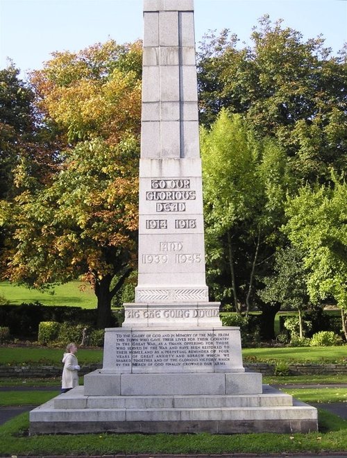 War Memorial, Memorial Park, Great Harwood