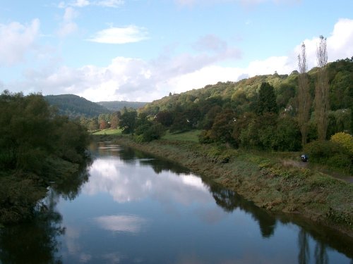 The river Wye, St. Briavels Castle, Gloucestershire