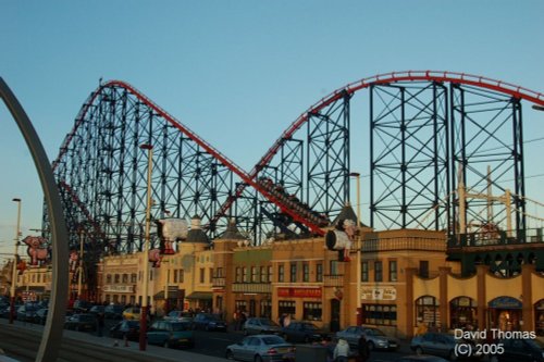 Picture of Blackpool Big one Roller Coaster in Nov 05.