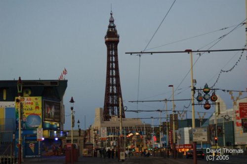 Picture of Blackpool Tower from over a mile away