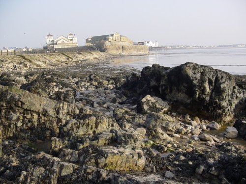 rocks, Weston-super-Mare, Somerset