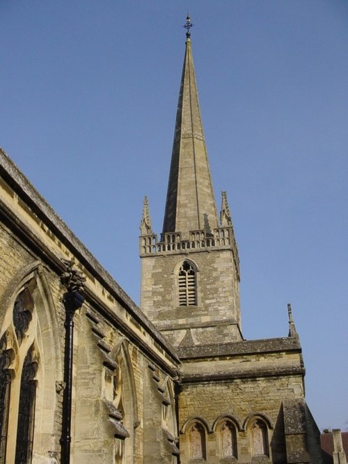 Spire at Frome, Somerset.