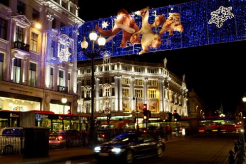 Christmas Lights, Oxford Street, London