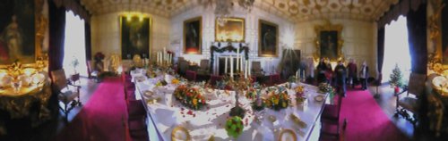 360 picture of Warwick Castles banqueting room.
Taken 04 december 2005. Click the image to enlarge