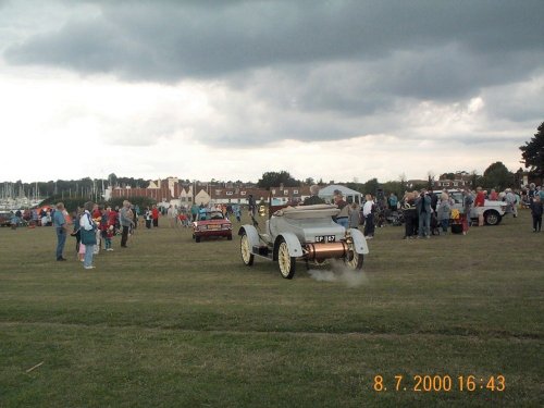 Summer Fair in the Strawberry Field - Warsash.... Nice old steam car.