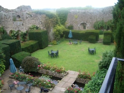 view of the courtyard, Amberley Castle