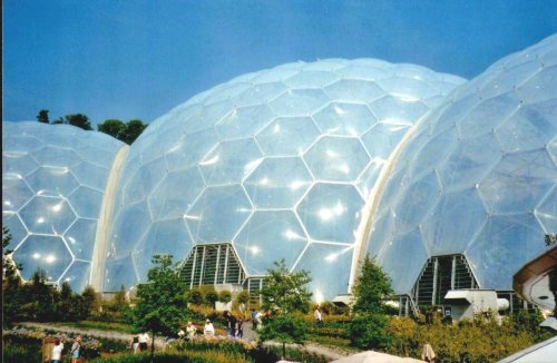The Eden Project in Bodelva, Cornwall