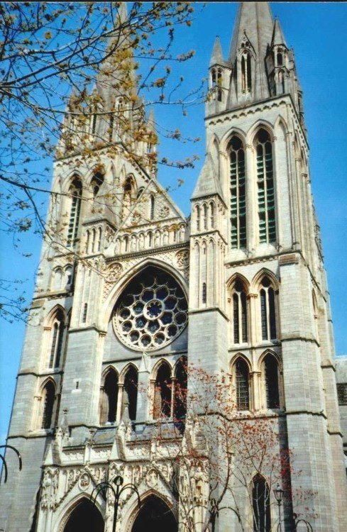 Truro Cathedral, in the heart of the Georgian city of Truro, Cornwall