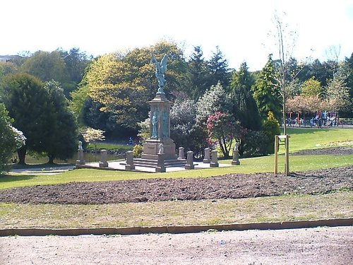 The War Memorial,
Bold Venture Park, Darwen, Lancashire.