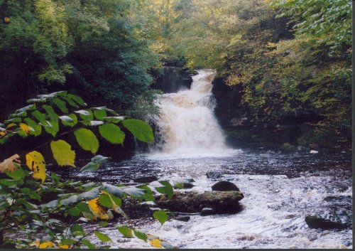 The falls at Askrigg, North Yorkshire