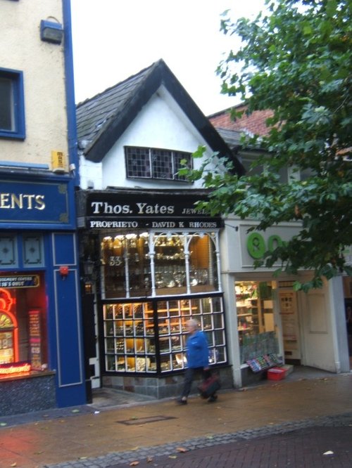 The oldest shop in Preston, Lancashire. Situated opposite the Harris Museum