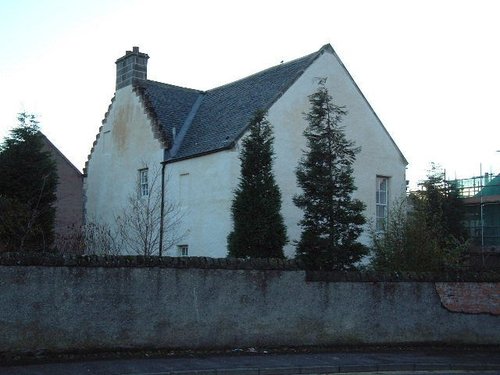 The rear of Tobias Bauchop's house, Kirkgate, Alloa, Clackmannanshire, Scotland.
