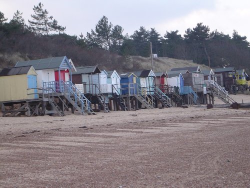 Beach Huts near Blakeney, Norfolk