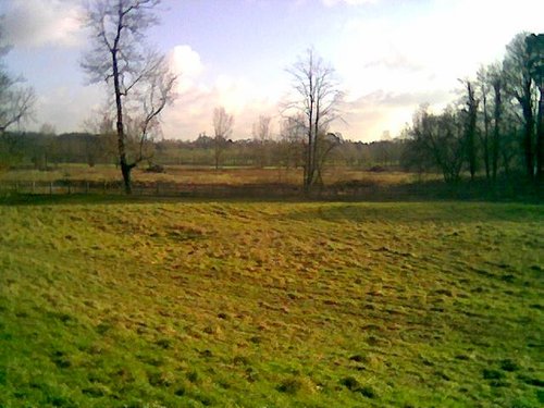 Munden Farmland, North Watford, Looking down upon the River Colne