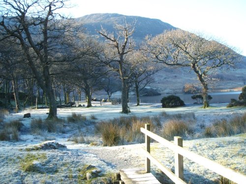 Crummock water in the lake district, Jan 29th.2006.