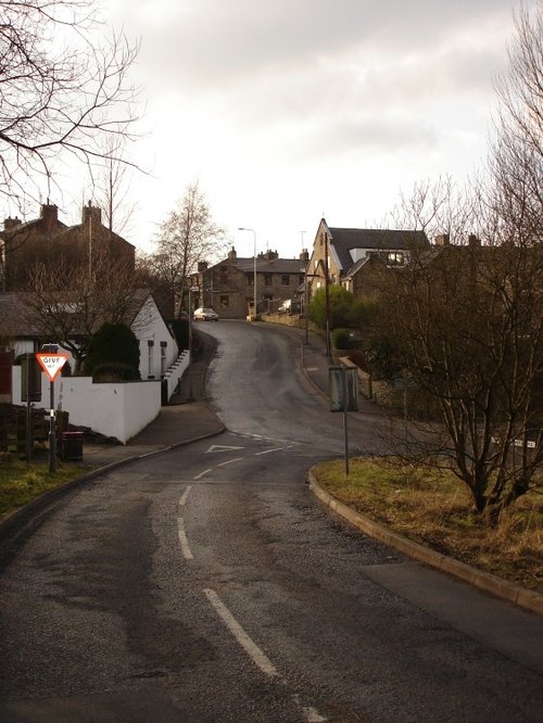 The bottom road in,
Hoddlesden  Village, Lancashire.