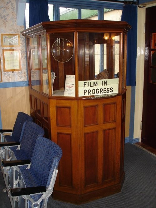 The Garrison Cinema Bar, Eden Camp, Malton, North Yorkshire.