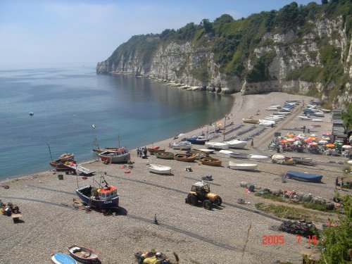 Devon, village of Beer, July 2005.
