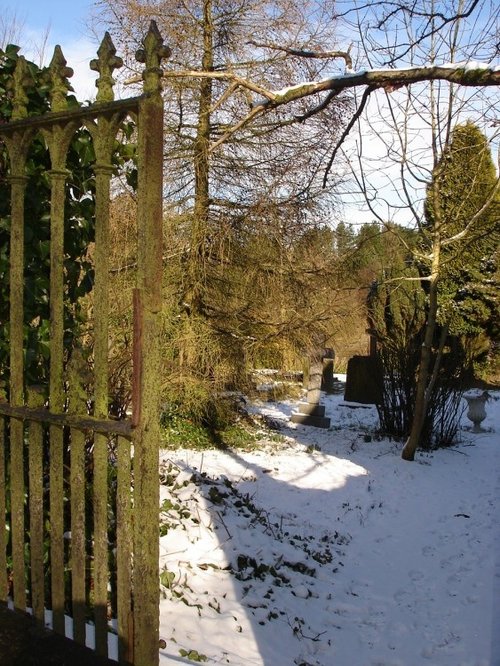 The entrance to the Old Graveyard, Belmont Village, Belmont, Lancashire.04/03/06