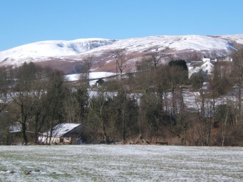 Broadgate north of Millom in winter.