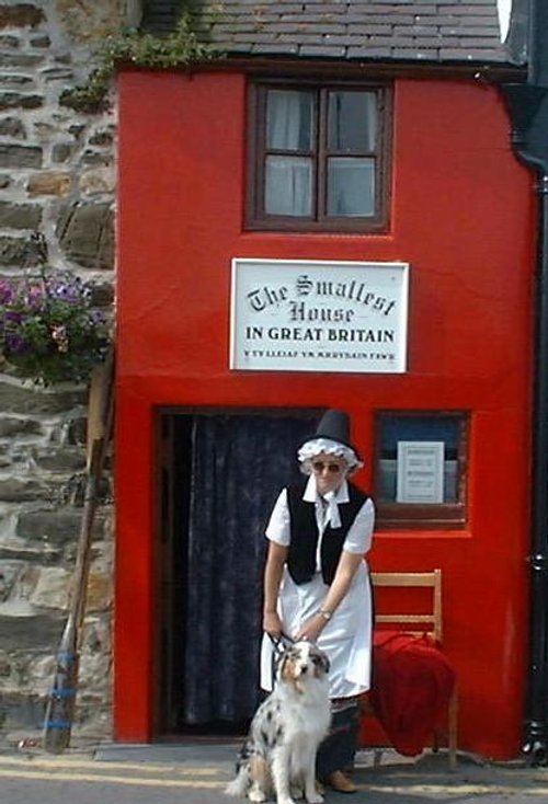 Smallest House in Britain situated at Conwy