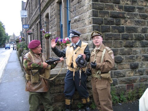 A picture of the Yanks Event,Uppermill Village, Uppermill, Greater Manchester.