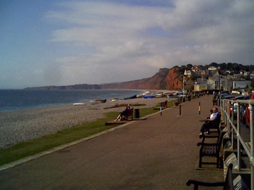 The promenade at Budleigh Salterton, Devon