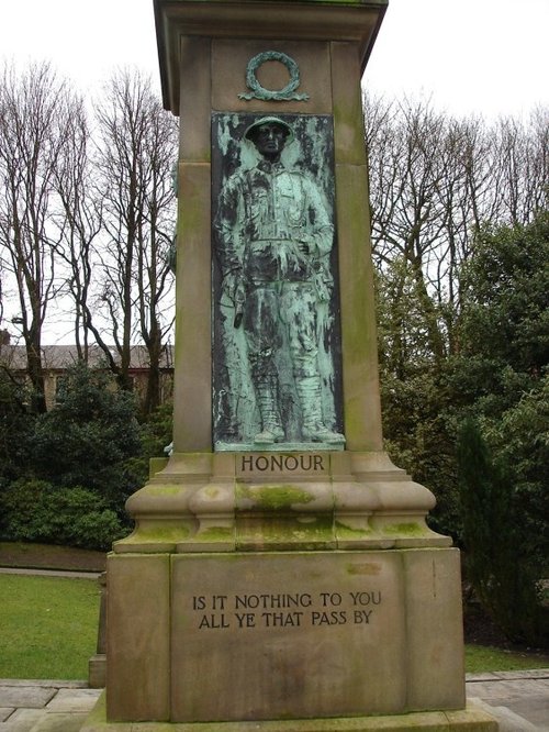 A Picture of The War Memorial, Bold Venture Park, Darwen, Lancashire