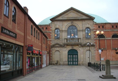 The Market Hall and Osnabruck Square, Derby