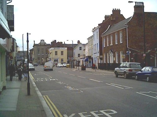 High Street in Wellington, looking west
