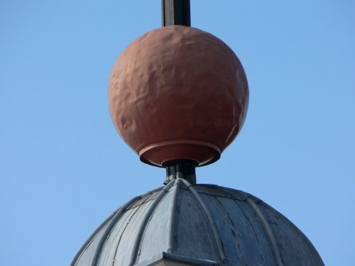 The Royal Observatory timeball in Greenwich Park