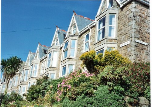 Houses in St Ives, Cornwall