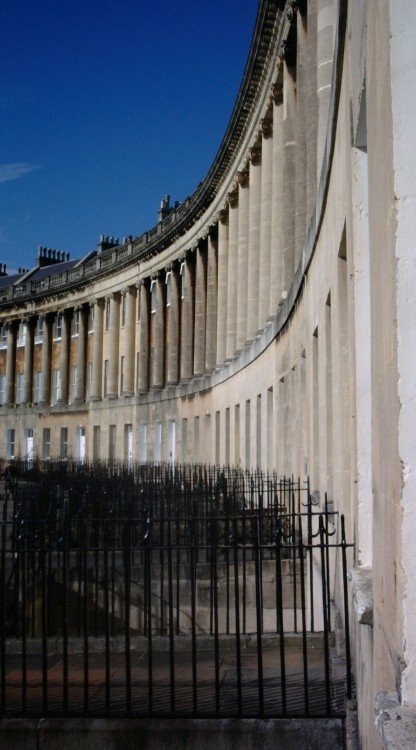 The Crescent railings, Bath