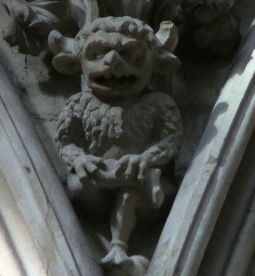 The Lincoln Cathedral Imp close up!