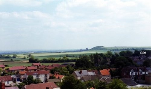 Braithwell Village taken from St James Church Tower Open Day June 11th 1994.