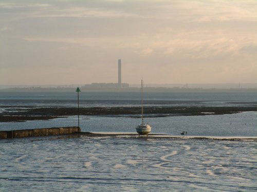 The Thames Estuary overlooking Kent at Southend. Boxing Day '05