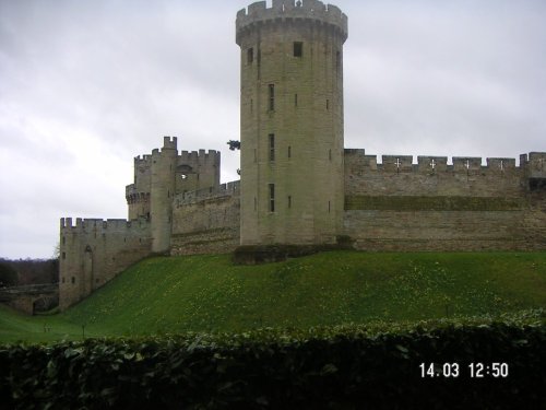 View of Warwick Castle. This picture was taken in the year 2004.