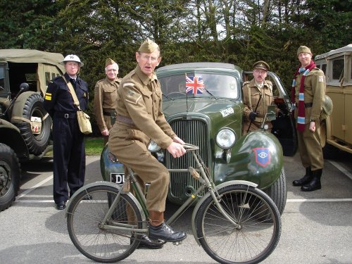 On Duty at Eden Camp, Malton, North Yorkshire.