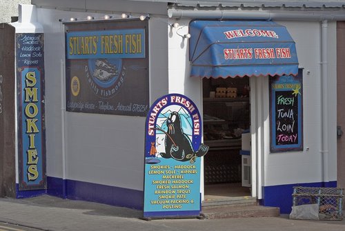 Stuarts Fish Shop Arbroath Angus